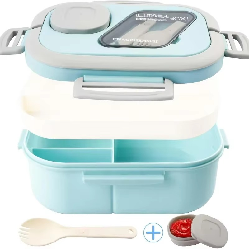Spacious 40.5 Oz Bpa-Free Bento Lunch Box For Adults - Leakproof, Microwave & Dishwasher Safe With 4 Compartments