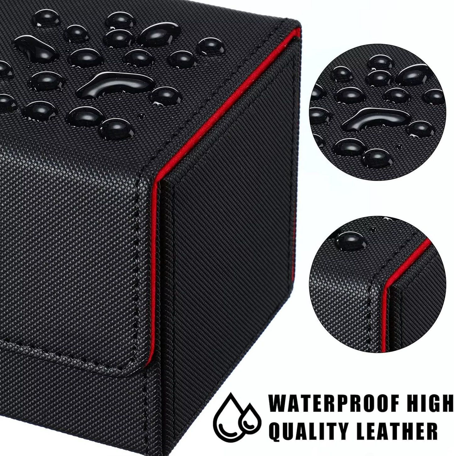 Trading Card Deck Box Durable for TCG OCG storage organize Collectible Game Car MTG Card Carrying Case Holds 80+ or 100+ cards