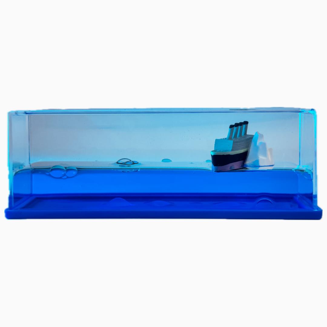 Premium Blue ABS Plastic Dashoard Fecorations -