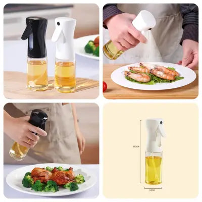 1PC 200/300ml Oil Spray Bottle Camping BBQ Cooking Kitchen Baking Olive Oil Sprayer