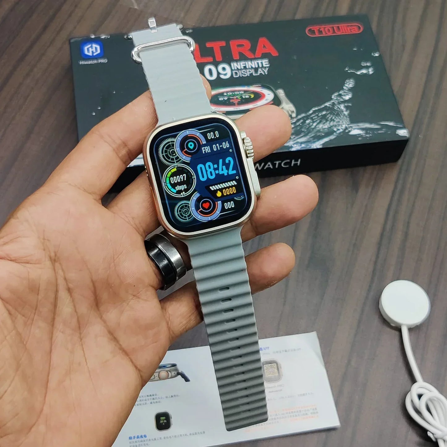 New Ultra 2 T10 Smartwatch  Bluetooth Call Sleep Monitor Men Women Watch